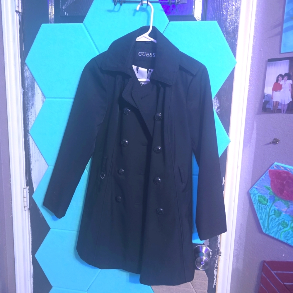 Black pea coat